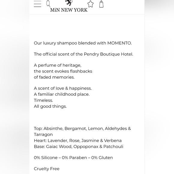 MOMENTO SHAMPOO - Picture 2 of 3